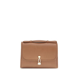 Gabriela Hearst Brown Leather Shoulder Bag