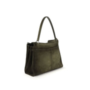 Balenciaga Green Calf Leather Bos Taurus Shoulder Bag