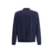Brunello Cucinelli Blue Cashmere Bomber
