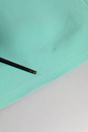 Dolce & Gabbana Green Viscose Sleeveless Sheath Midi Dress