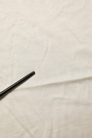 Dolce & Gabbana Off White Silk Crew Neck Short Sleeve T-shirt