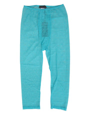 Dolce & Gabbana Light Blue Logo Lace Tight Midi Trouser  Underwear