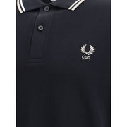 Comme Des Garçons Black Cotton Polo Shirt
