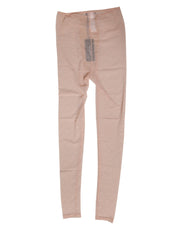 Dolce & Gabbana Beige Nylon Logo Lace Leggings Pants Underwear