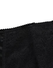 Dolce & Gabbana Black Silk Stretch Slip Cycling Women Underwear