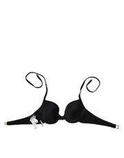 Dolce & Gabbana Black Underwire Push Up Balconette Bra Underwear