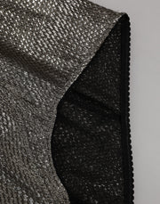 Dolce & Gabbana Gray Silk Stretch Slip Girdle Panty Underwear