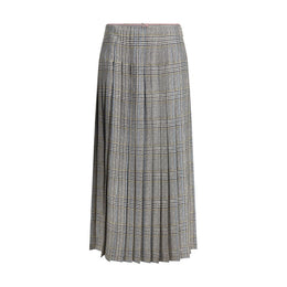 Thom Browne Multicolor Silk Midi Skirt
