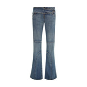 Coperni Blue Polyester Flared Jeans