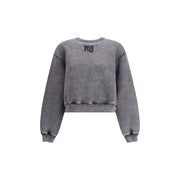 Alexander Wang Gray Cotton Sweatshirt