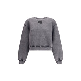 Alexander Wang Gray Cotton Sweatshirt