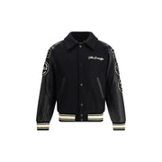 Golden Goose Black Fleece Wool Bomber