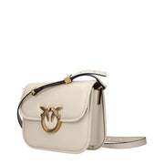 PINKO Beige Leather Crossbody Bag