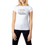 Armani Exchange White Cotton T-Shirt