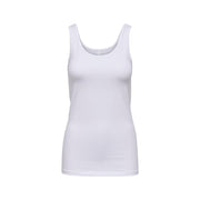 Only White Cotton Tank Tops