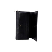 Alviero Martini Prima Classe Black Leather Wallet