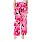 Only Pink Viscose Casual Pants