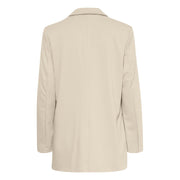 ICHI Beige Recycled Polyester Blazer