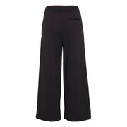 ICHI Black Recycled Polyester Flared Pants