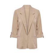 Only Beige Viscose Blazer