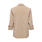 Only Beige Viscose Blazer