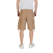 Jack Jones Beige Cotton Bermuda Shorts