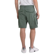 Replay Green Cotton Bermuda Shorts