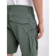 Replay Green Cotton Bermuda Shorts