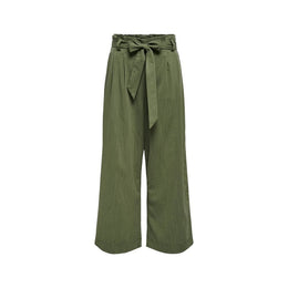 Only Green Viscose Casual Pants