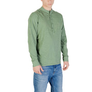 Gianni Lupo Green Cotton Long Sleeve T-Shirt