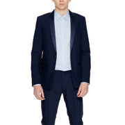 Antony Morato Blue Polyester Blazer