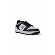 EA7 Emporio Armani Black And White Polyester Athletic Sneakers