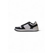 EA7 Emporio Armani Black And White Polyester Athletic Sneakers