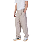 Calvin Klein Jeans Beige Recycled Polyester Casual Pants
