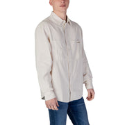 Calvin Klein Jeans Beige Recycled Cotton Shirt