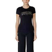 Guess Black Cotton T-Shirt