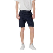 Antony Morato Blue Cotton Bermuda Shorts