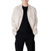 Antony Morato Cream Cotton Sweatshirt