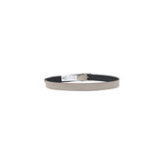 Antony Morato Gray Leather Regular Belt