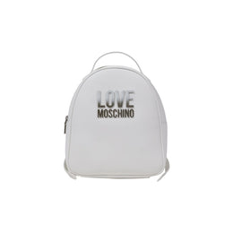 Love Moschino White Polyethylene Backpack