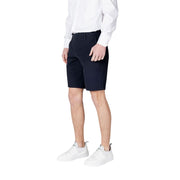 Armani Exchange Blue Polyamide Bermuda Shorts