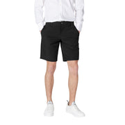 Armani Exchange Black Polyamide Bermuda Shorts
