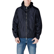 Armani Exchange Blue Polyamide Shell Jacket