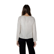 Armani Exchange Cream Viscose Blouse
