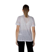 Armani Exchange White Polyester T-Shirt