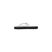 Armani Exchange Black And White Rubber Flip-Flop Sandals
