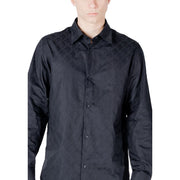 Armani Exchange Blue Cotton Shirt