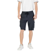 Hugo Boss Blue Polyester Bermuda Shorts