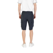 Hugo Boss Blue Polyester Bermuda Shorts