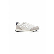 Armani Exchange Beige Polyester Athletic Sneakers